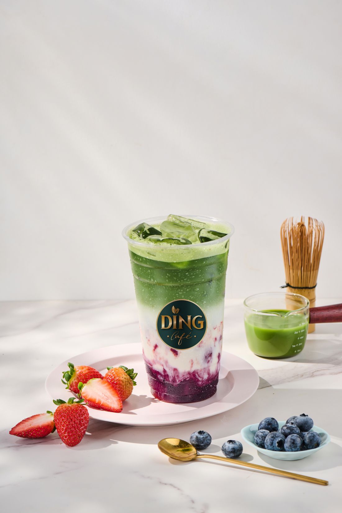 Very Berry Matcha Latte