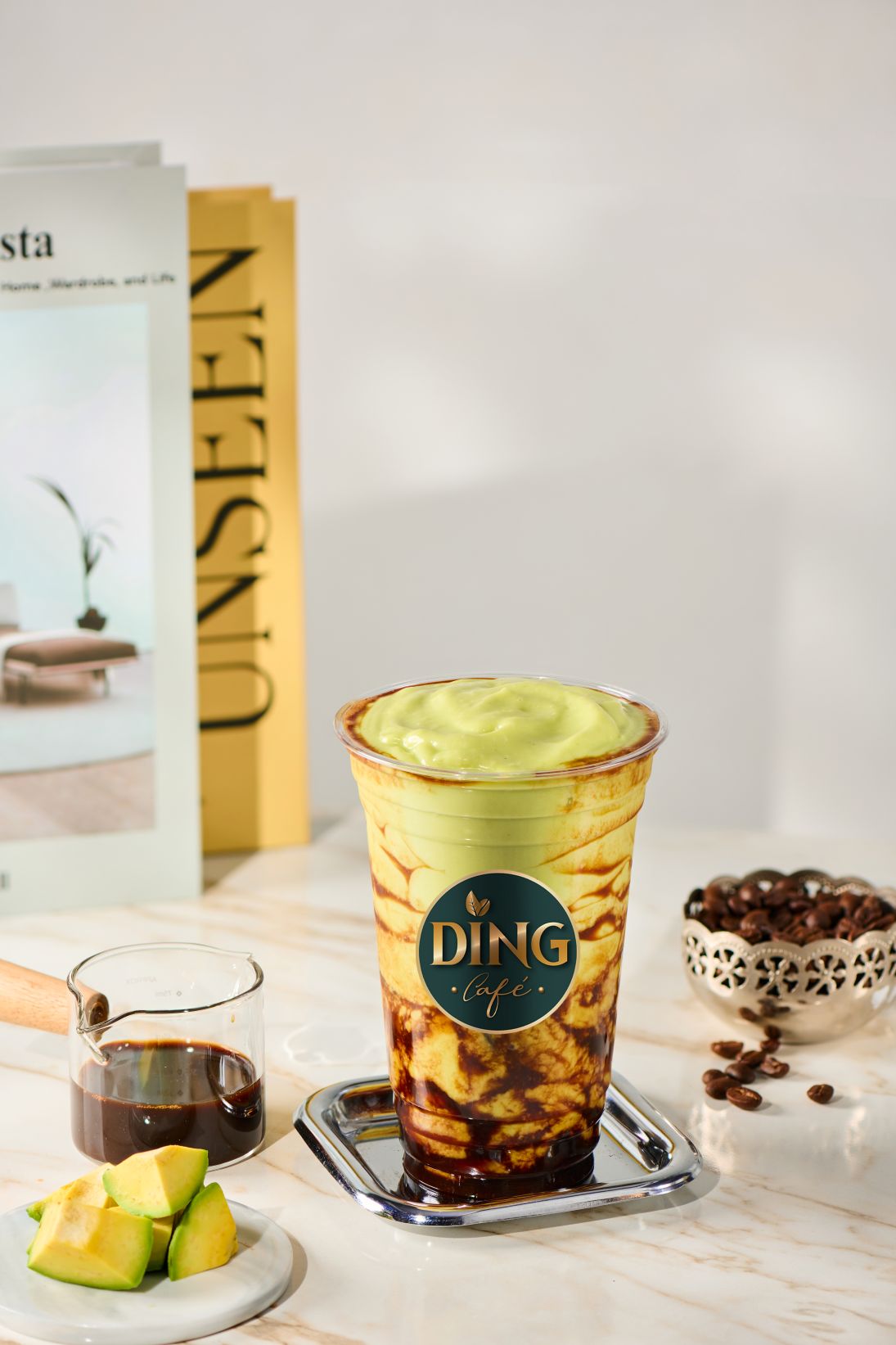 Avocado Coffee Frappe - Creamy Blended Coffee